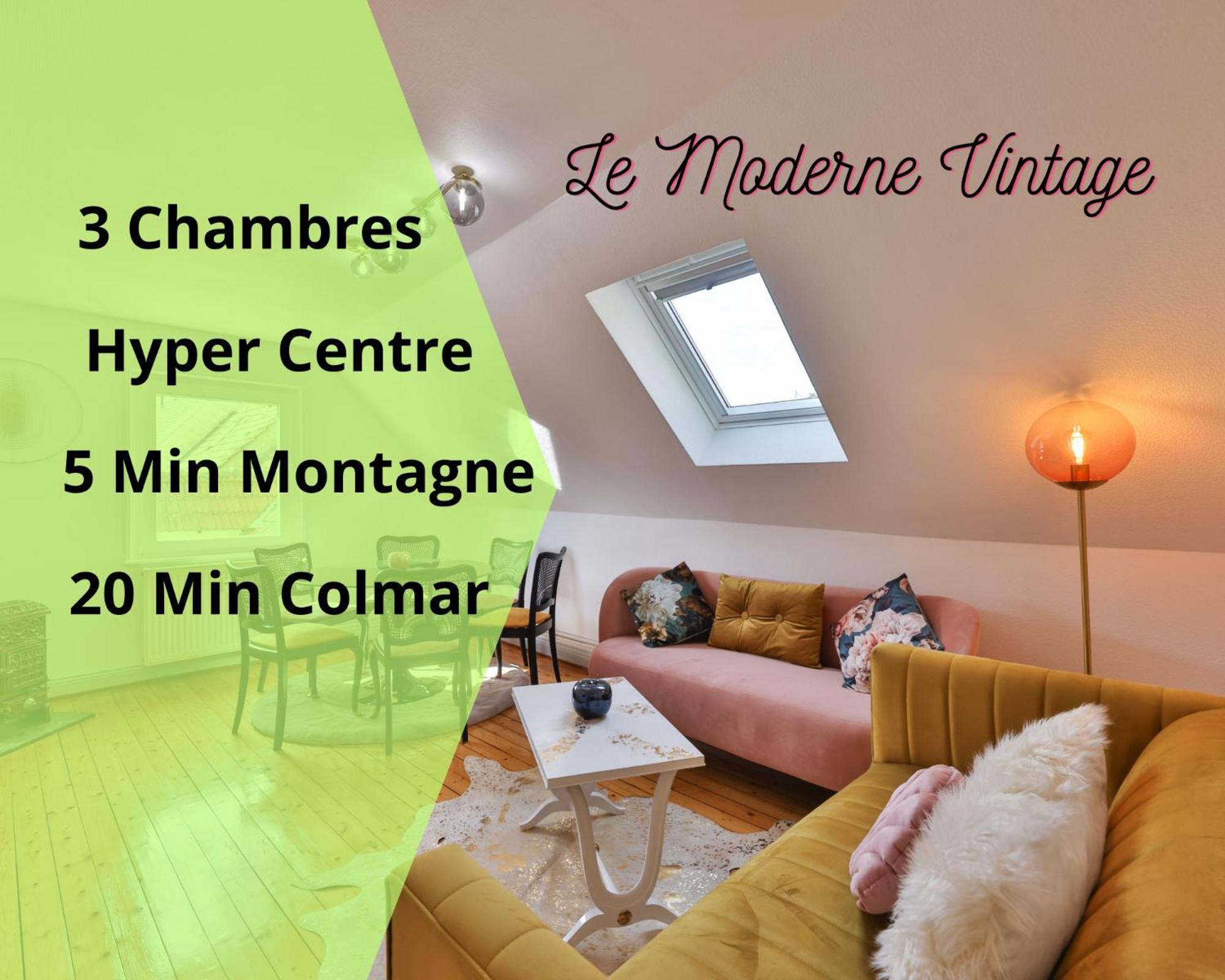 Le Moderne Vintage Hyper Centre,3 Chambres, Neuf Au Calme, 3 Etoiles Munster  Bagian luar foto